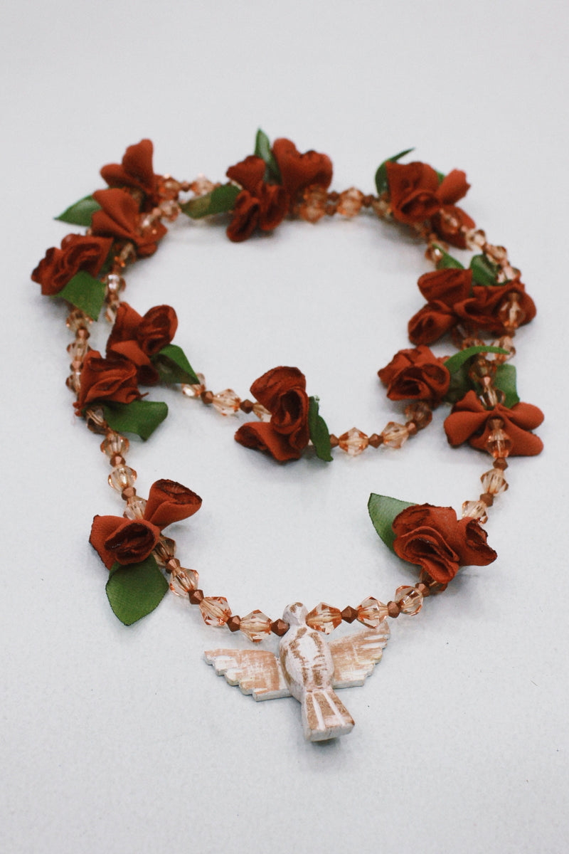 Colar Espírito Santo Flores Rosé Yacamim #503