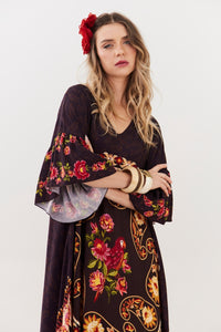 Vestido Amplo Midi Yacamim E19