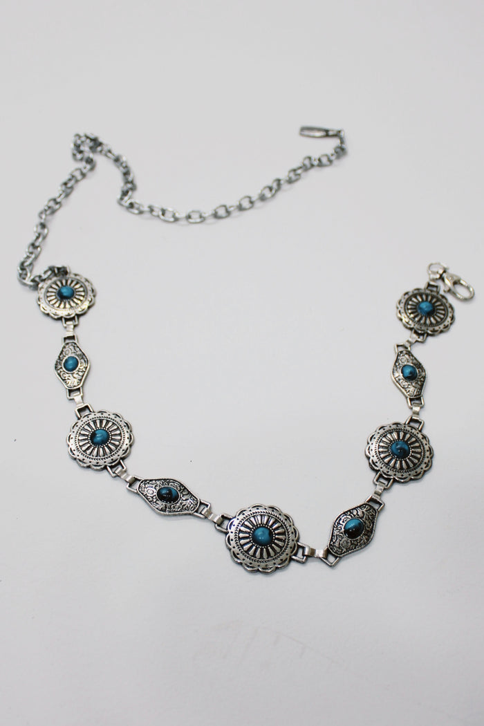 Cinto De Metal Com Pedras Yacamim #700