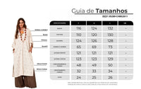 Chemise Longa De Linho Com Bordados Bege Yacamim M2