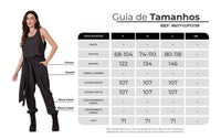 Calça Com Bolsos E Faixa De Regulagem Preta Yacamim R6