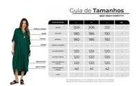 Chemise Midi Verde Escuro Yacamim L1