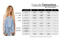 Regata Alongada Costas Azul Estampada Yacamim A10