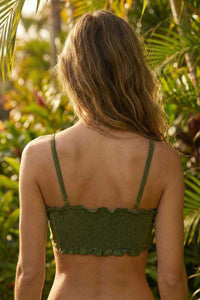 Top De Alças Reguláveis Verde Yacamim B13