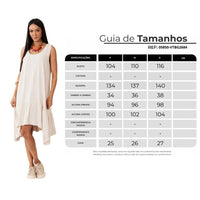 Vestido Regata De Viscolinho Com Pontas Laterais Bege Yacamim C4