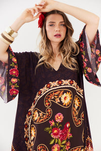 Vestido Amplo Midi Yacamim E19