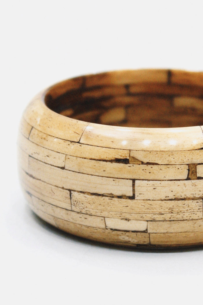 Pulseira Bracelete De Cerâmica Estampa Madeira Yacamim #456