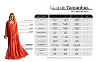 Vestido Longo 3 Marias Laranja Ferrugem Yacamim D1