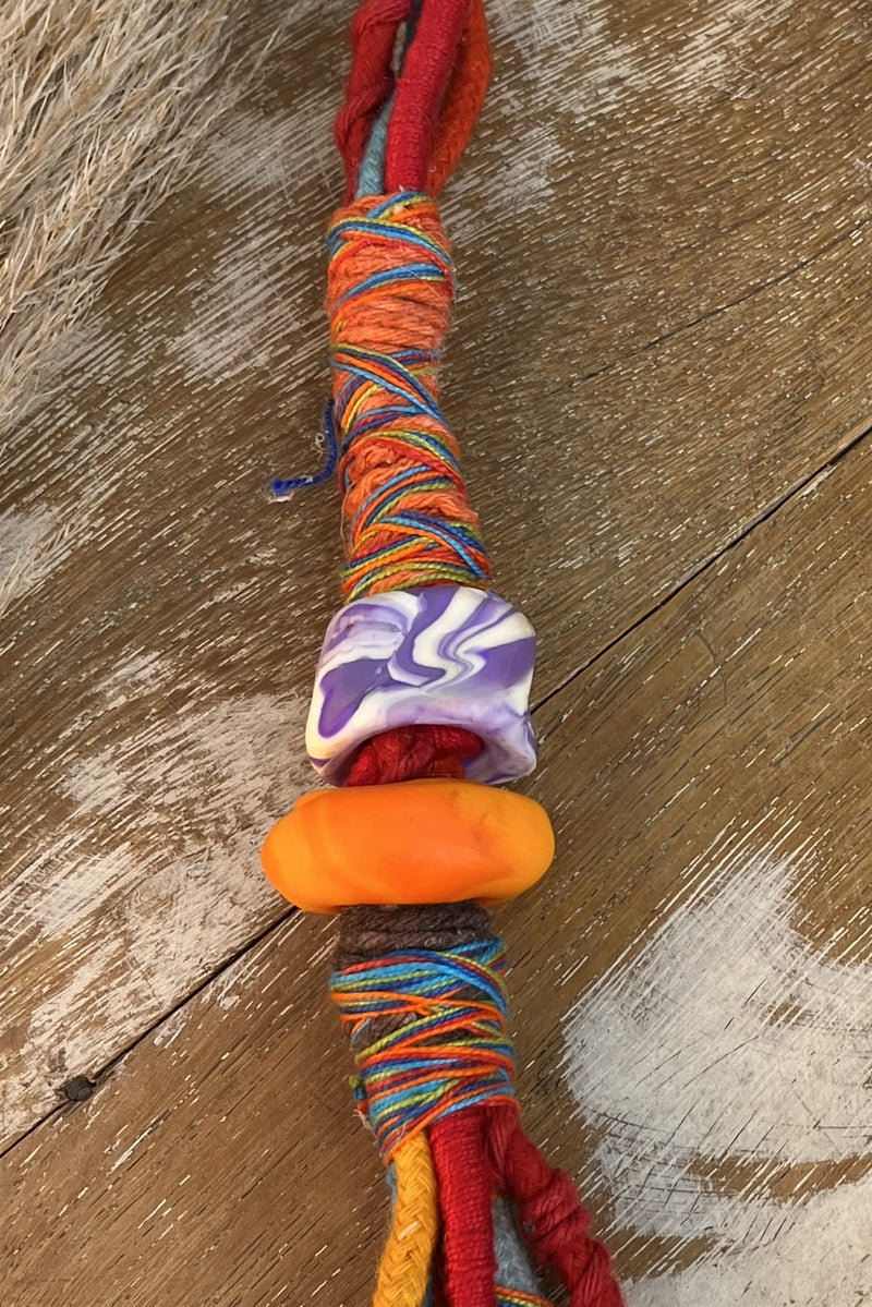 Colar Artesanal De Cordas Coloridas Yacamim #310