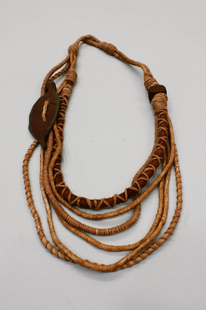 Colar Artesanal De Cordas Coloridas Yacamim #597