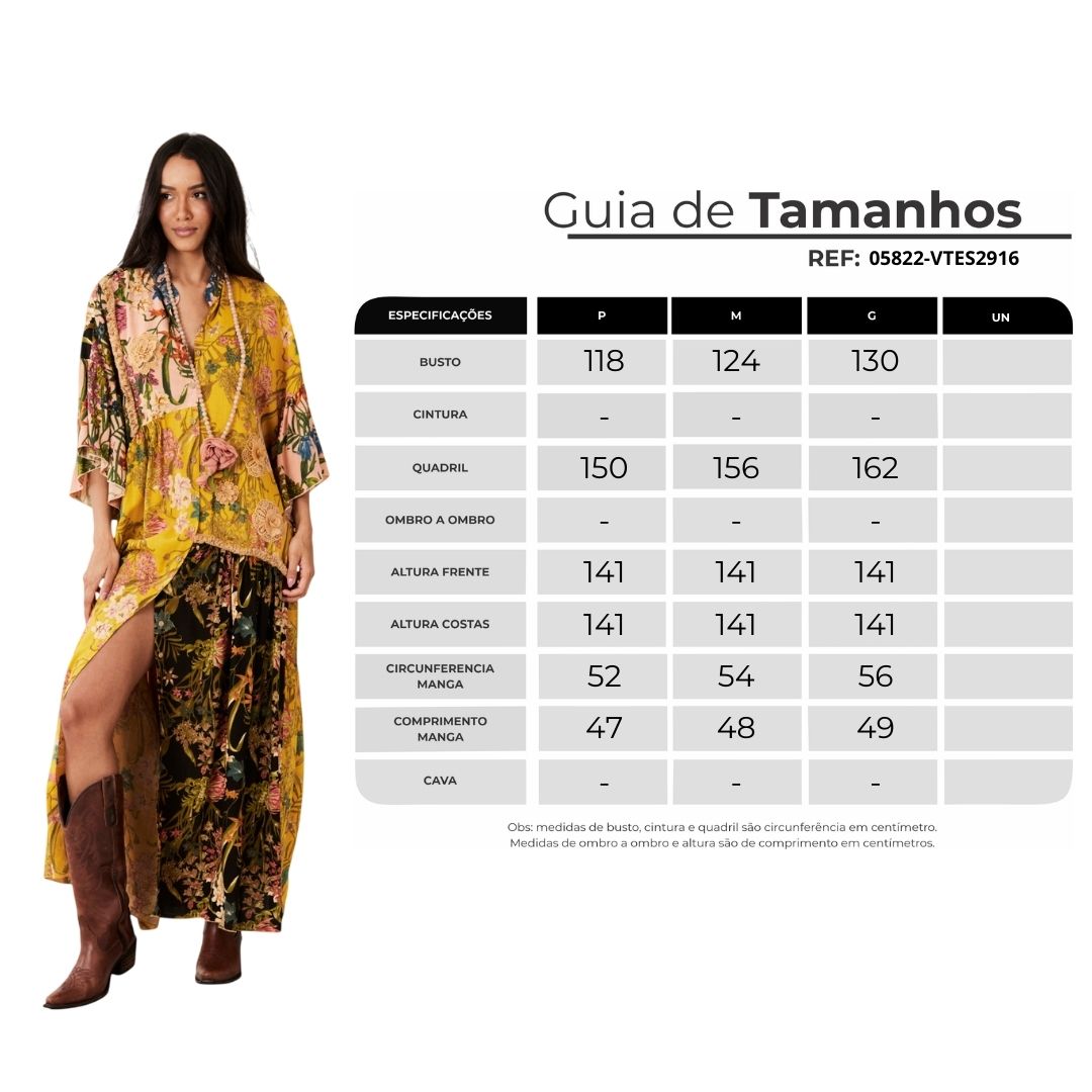 Vestido Longo Amarelo E Preto patchwork Yacamim C18