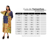 Vestido Midi Trançado Verde E Azul Patchwork Yacamim D26