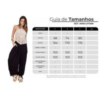 Calça Aladim Com Bolsos Preta Yacamim H1