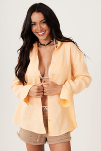 Camisa 100% Linho Cambraia Rosé Yacamim A3