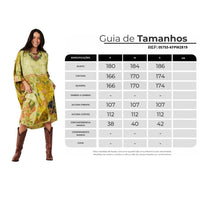 Kaftan Midi Broderie Verde Patchwork Yacamim J4