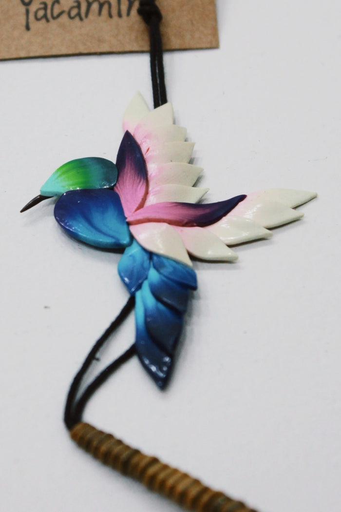 Brinco De Fimo Beija Flor Yacamim #689