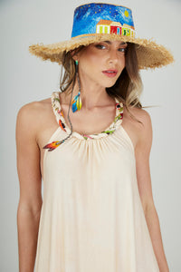 Chapéu De Palha Coleção Bahêa Yacamim #631