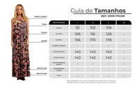 Vestido Longo Com Fendas Laterais Preto Estampado Patchwork Yacamim