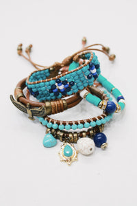 Kit De Pulseiras Com Mix De Pingentes Yacamim #705