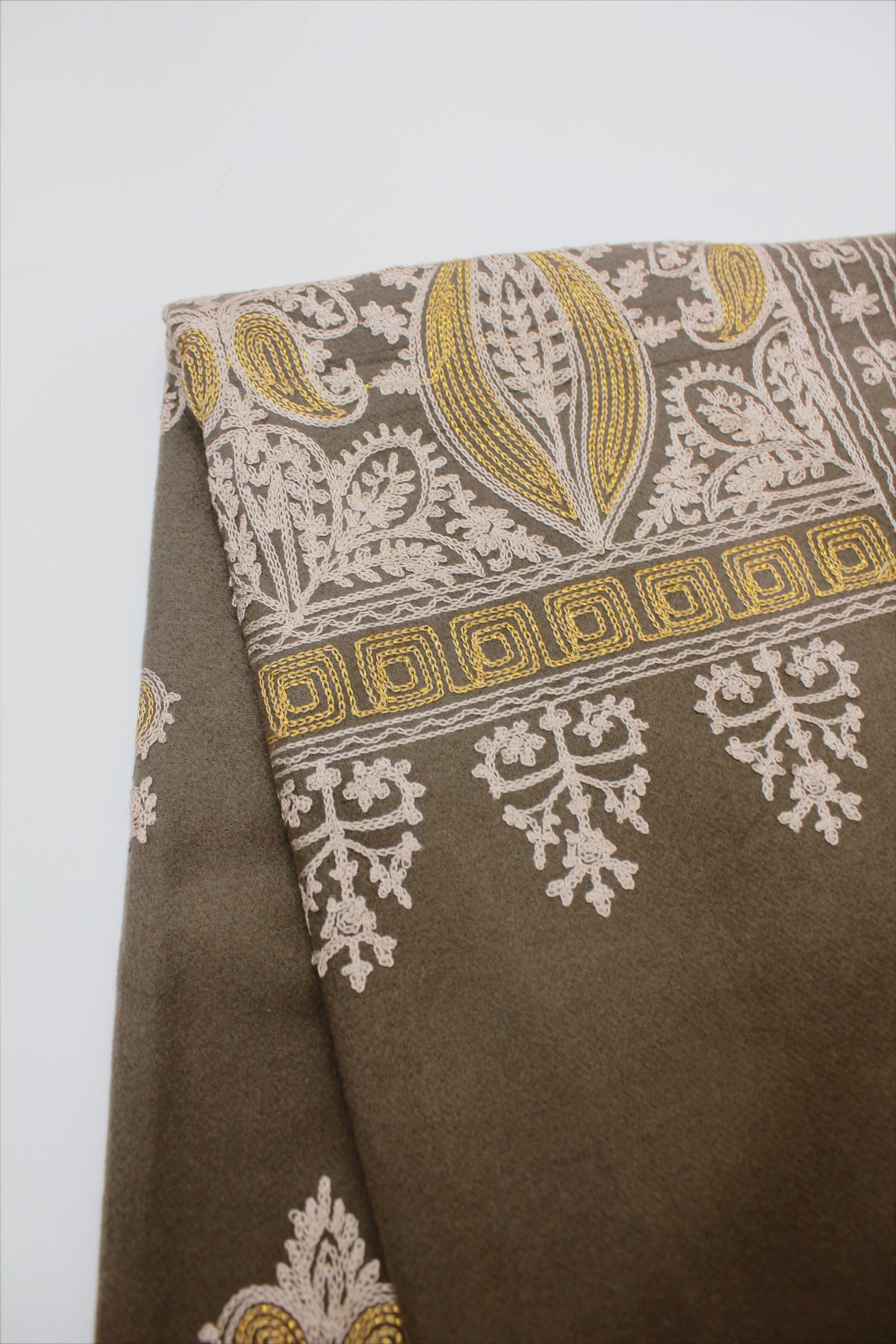 Cachecol Cashmere Verde Musgo Yacamim #725