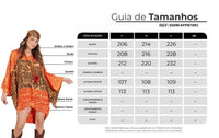Bata Ampla Laranja Patchwork Yacamim B4