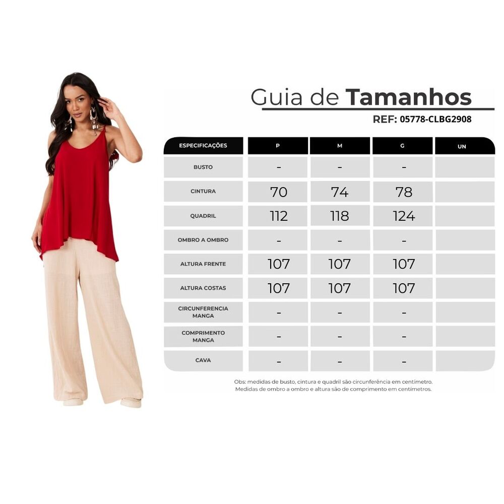 Calça 100% Algodão Bege Escuro Yacamim I7