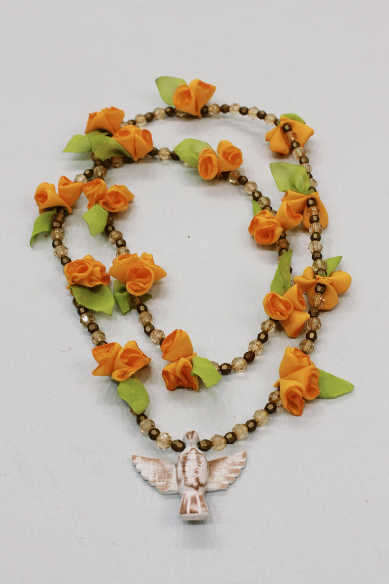 Colar Espírito Santo Flores Amarelas Yacamim #592