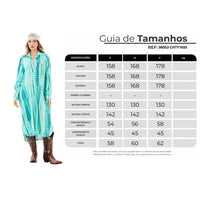 Chemise Midi Verde Tie Dye Digital Yacamim L1