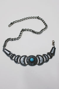 Cinto Maxi Metal Com Pedra Yacamim #696