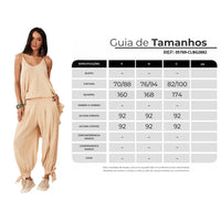 Calça Aladim Gaze Marrakesh Bege Yacamim A30