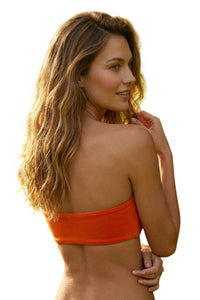 Top Faixa De Viscolinho Laranja Yacamim F7