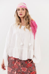 Bata Ampla Off White Yacamim B5