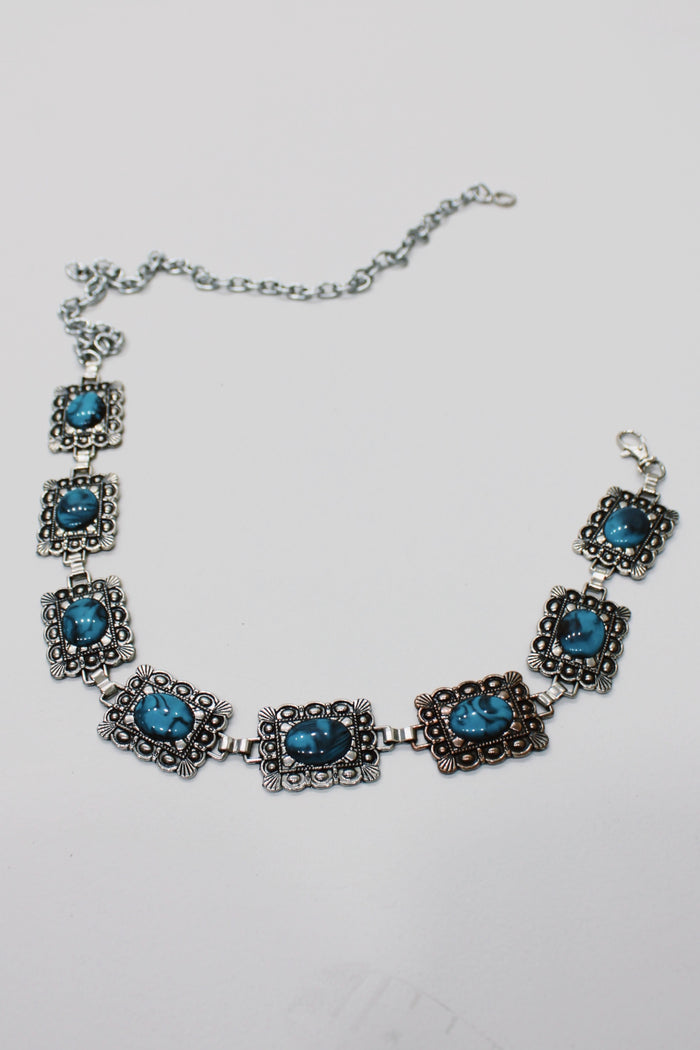 Cinto De Metal Com Pedras Yacamim #698