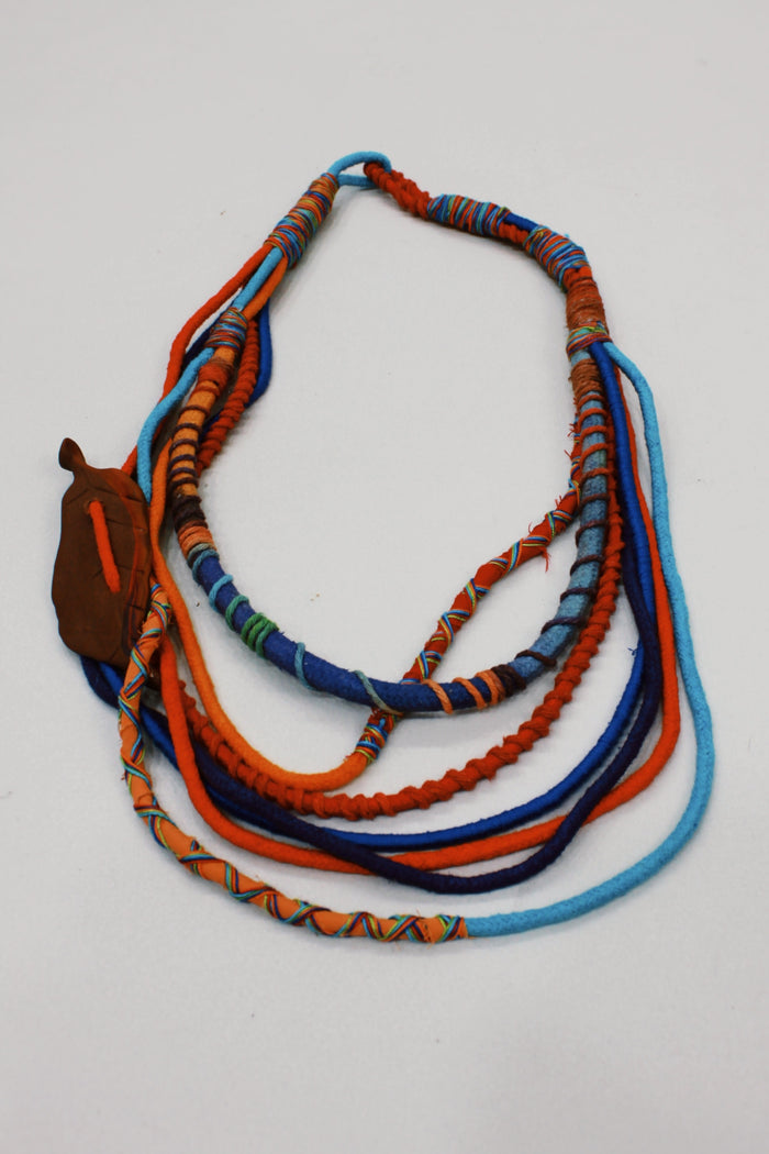 Colar Artesanal De Cordas Coloridas Yacamim #600