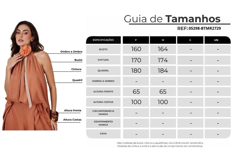 Bata Ampla Alongada Marrom Claro Yacamim A10
