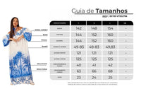 Vestido Longo Ciganinha Azul Estampado Yacamim C8