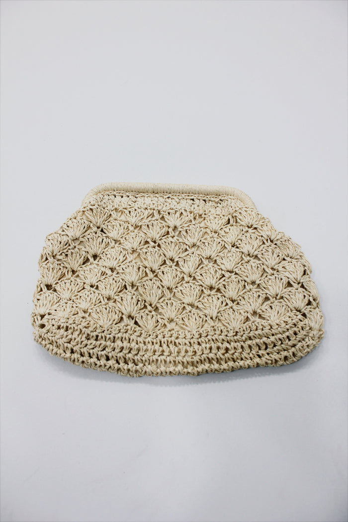 Bolsa Clutch De Palha Yacamim #717