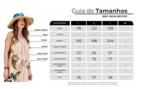 Bata Ampla Marrom Claro Estampado Listrado Coleção Bahêa Yacamim Q10