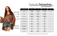 Bata Ampla Alongada Bordô Patchwork Yacamim T7