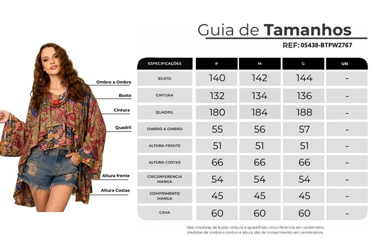 Bata Ampla Alongada Bordô Patchwork Yacamim T7