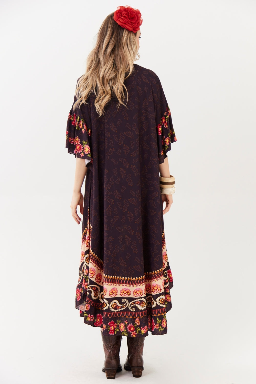 Vestido Amplo Midi Yacamim E19