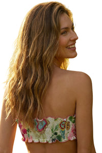 Top Faixa Verde Estampado Yacamim B8