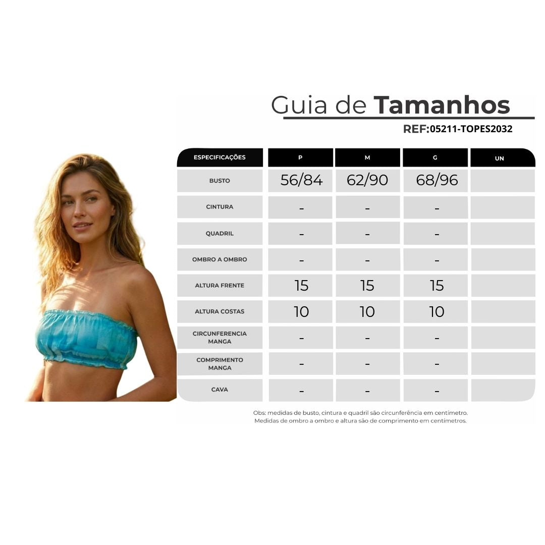 Top Faixa Azul Yacamim F11