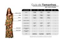 Vestido Longo De Alças Reguláveis Marrom Floral Yacamim C16