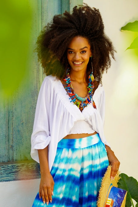 Bata Cropped Ombro A Ombro Branca Coleção Bahêa Yacamim R2