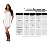 Vestido Curto Broderie Com Alças Branco Yacamim C9