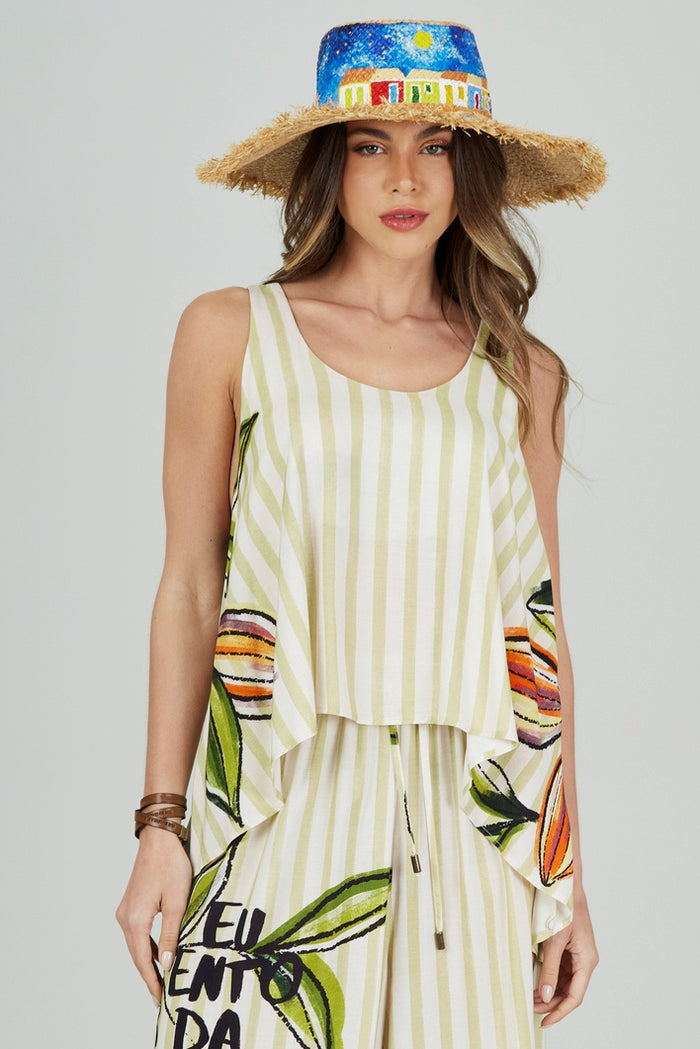 Regata Mullet Água De Coco Coleção Bahêa Yacamim R9