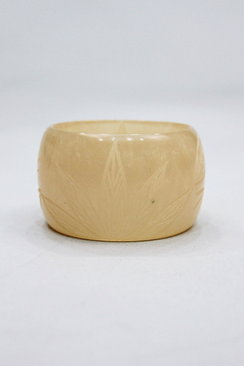 Pulseira Bracelete De Resina Com Ranhuras Yacamim #447