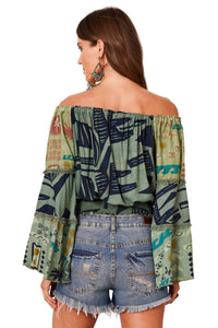 Bata Ciganinha Verde Patchwork Yacamim B6