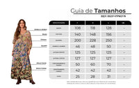 Vestido Longo Com Mangas 3/8 Verde Patchwork Yacamim E14